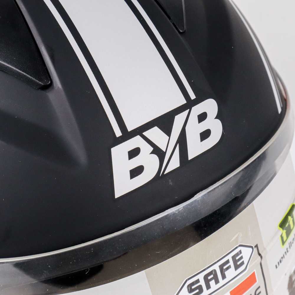 BYB Helm Motor Half Face Double Visor Helmet XL - BYB-730 ( Mughnii )