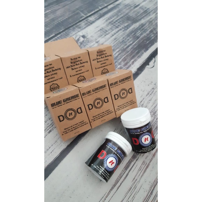 Jual (COD) BLUE GREASE DND (Deni Nak Daloeng) MAINTENANCE FOR REEL