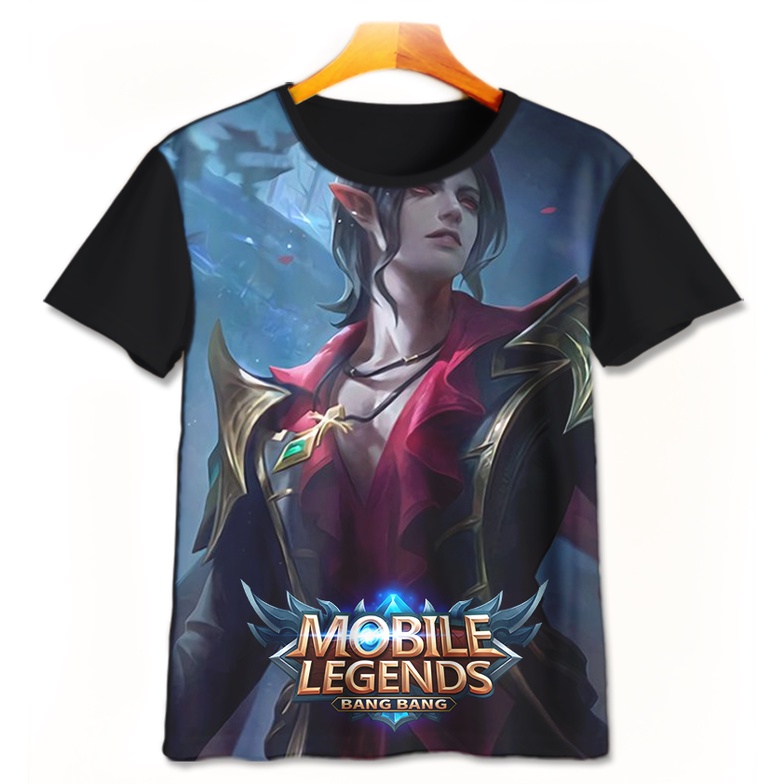 Kaos 3D Anak | Baju Printing | Kaos 3D - Kaos Mobile Legend Ml Fullprint Karakter Mage Cecilion - Ka