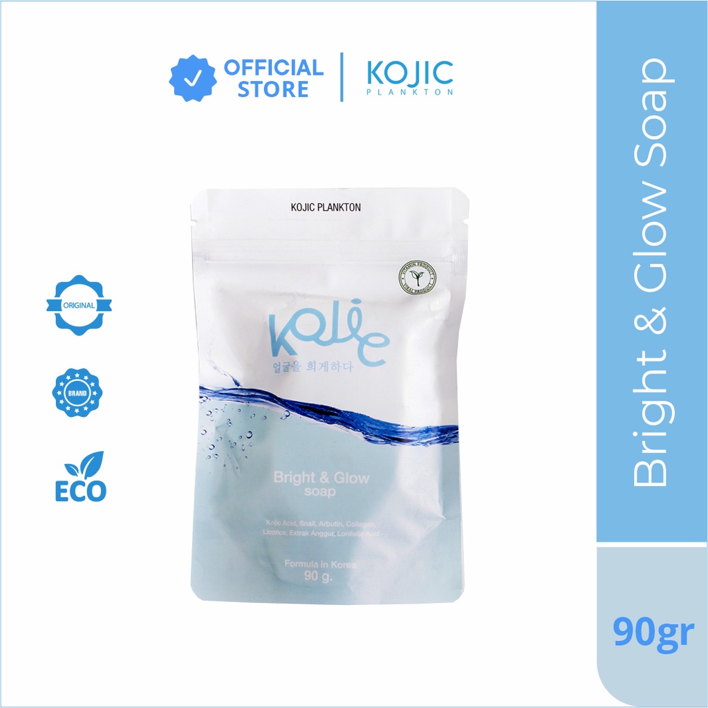 Jual Bright & Glow Body Soap by Kojic Plankton Shopee Indonesia