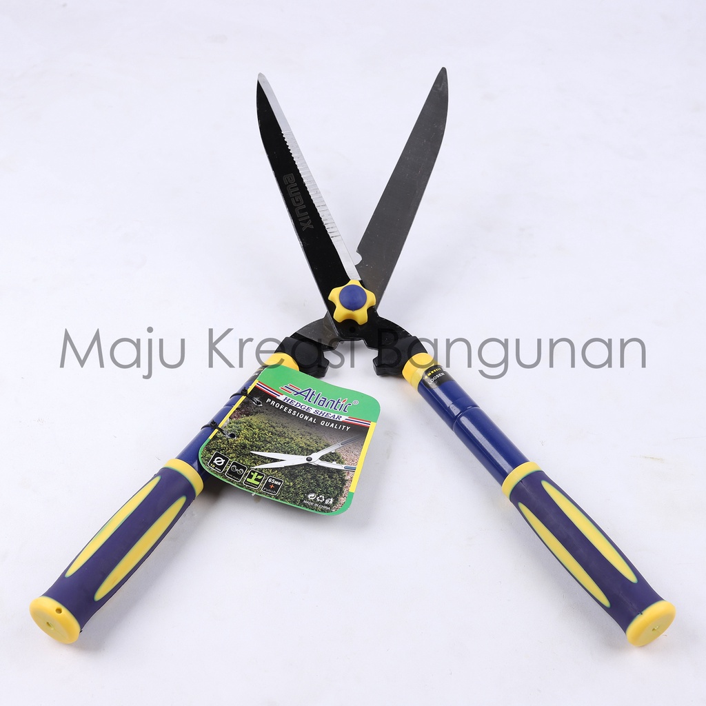 Gunting Rumput Atlantic Pagar Tanaman Kebun Dahan Besar Adjustable Gagang Besi Metal Cutting Pemotong