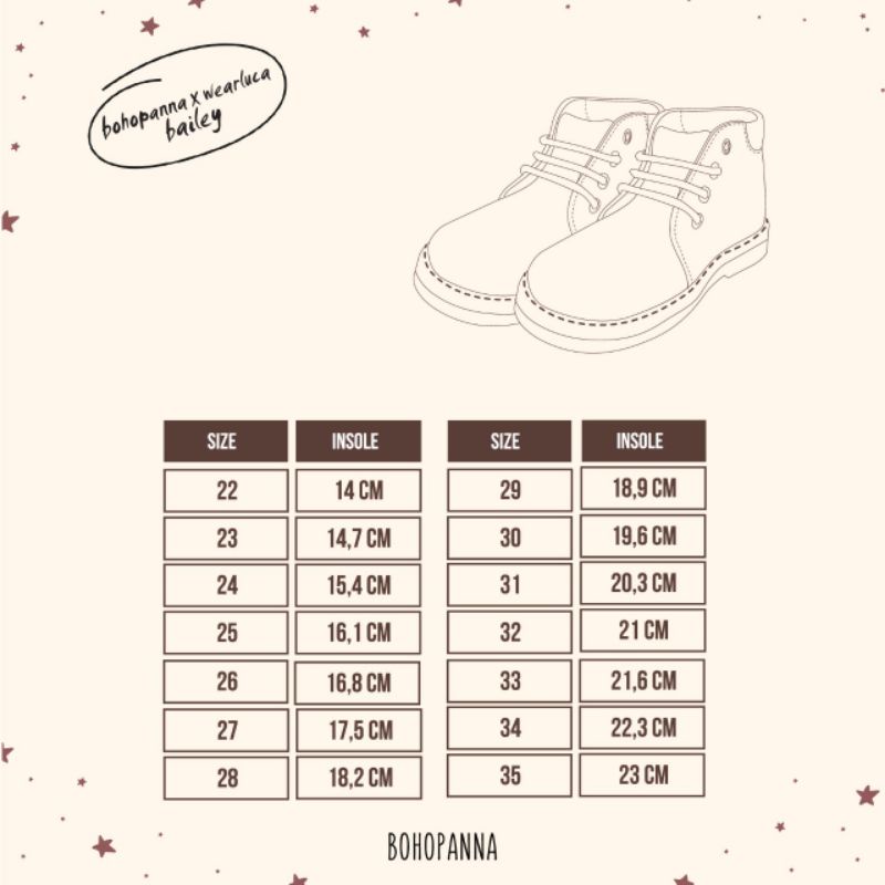 BOHOPANNA X WEARLUCA BAILEY - SEPATU BOOTS BOHOPANNA - SEPATU BOOTS WEARLUCA