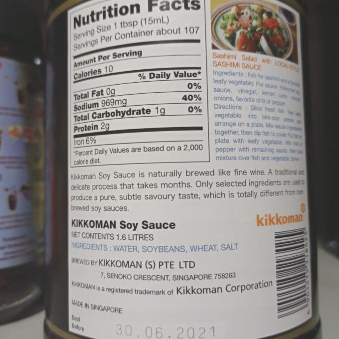 

Kikkoman Soy Sauce 1.6Liter | All purpose seasoning