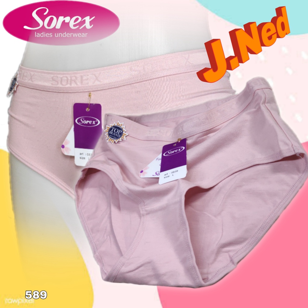 J589L - HARGA 1 LUSIN CD WANITA SOREX CELANA DALAM WANITA CD SOREX