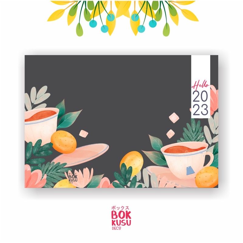

PLANNER 2023 TEA / Planner diskon / murah / NOTEBOOK / JURNAL