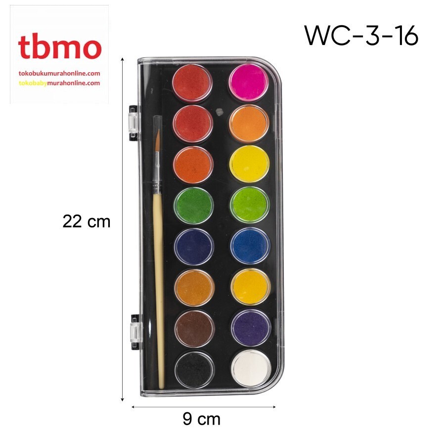 

TBMO WATER COLOR JOYKO WC-3-16 WARNA / CAT AIR