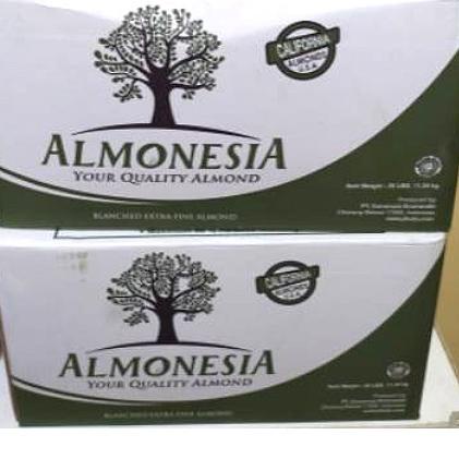 

BISA COD ✔️Almond Slice 250 Gram ALMONESIA USA Irisan Kacang Almond Kemasan Repack 250 gr|RA8