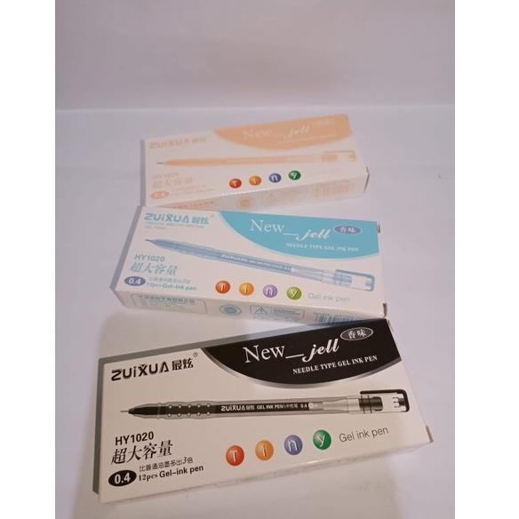 

➙ SATU LUSIN ( 12 PCS ) New Gel Pen Zuixua 0.4mm Gel Ink Pen Zuixua ㅰ