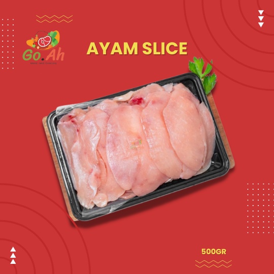

daging ayam slice | torisuki ayam 500gr