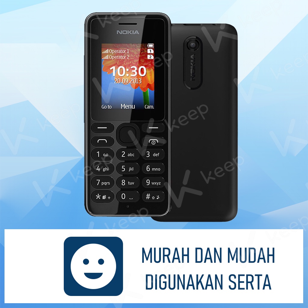 COD hp nokia 108 murah jadul nokia camera dual sim