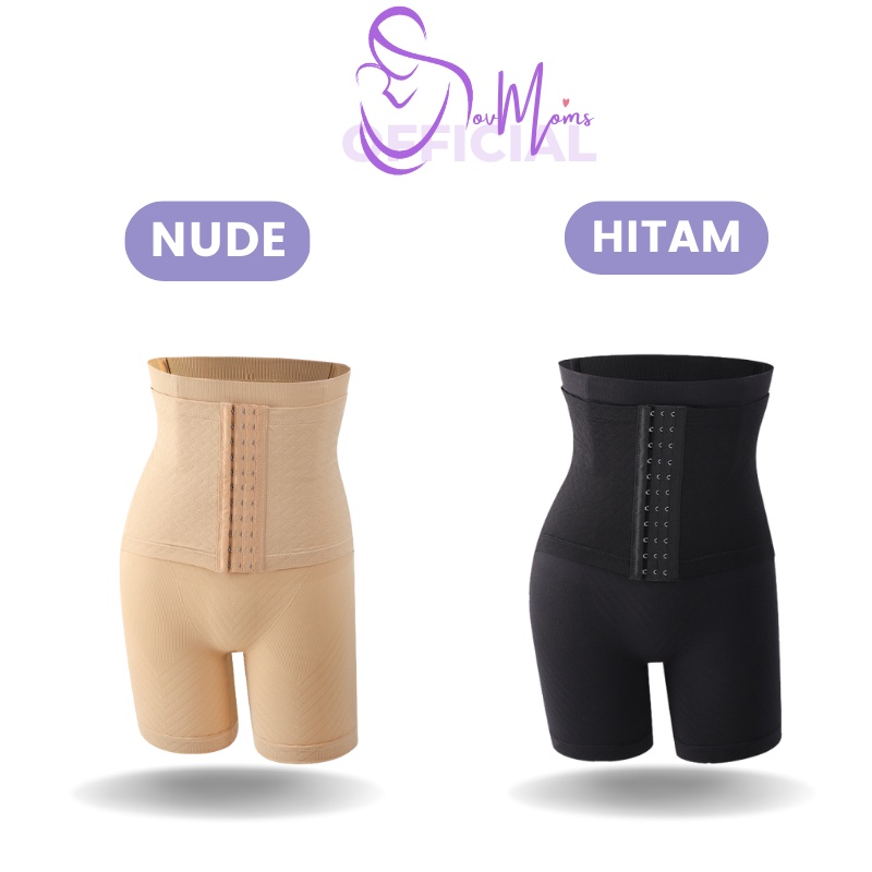 Celana Korset Pembakar Lemak Pelangsing Perut Buncit Wanita Celana Pendek Dalaman Underwear Wanita Elastis Slimming Corset Pengangkat Bokong Celana Sepaha Kancing Original Premium Terbaru Terlaris Termurah