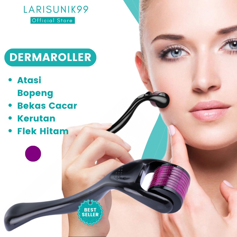 Alat Perawatan Wajah Dermaroller Alat Roller Wajah 540 Jarum Uk 0.5 mm Perawatan Facial Wajah