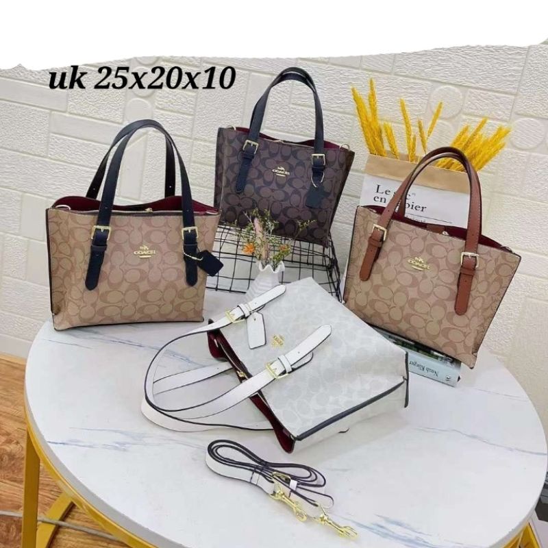 Tas tote coa import / tas tote mini coa wanita uk 25x20x10