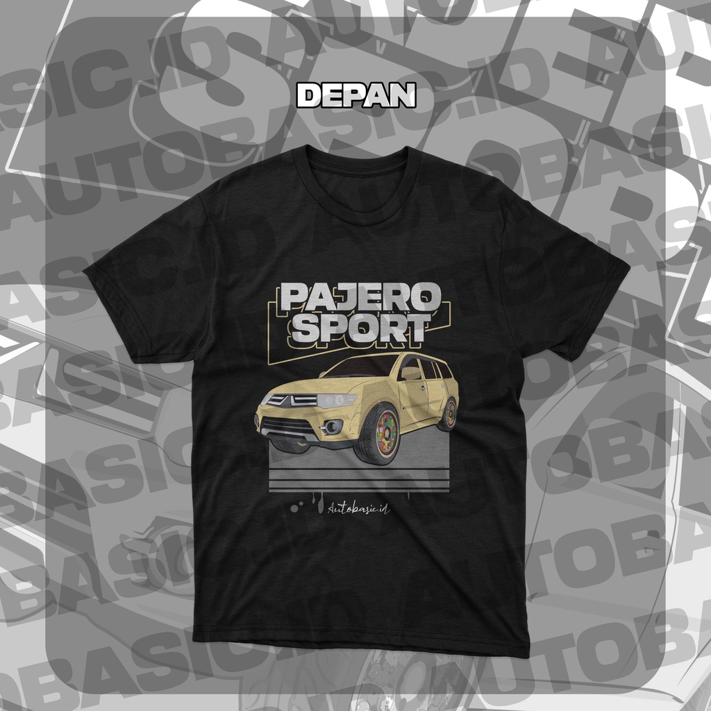 Baju Kaos Otomotif - Pajero Sport Drag Diesel