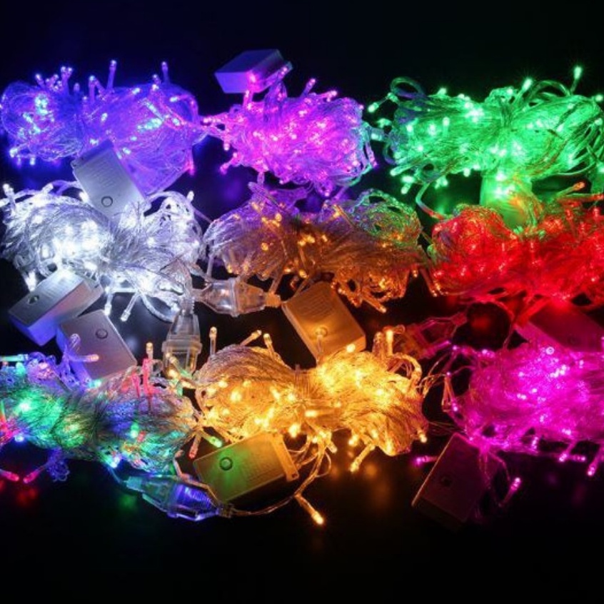 T&amp;Y Lampu tumblr 10 Meter 50 LED Kotak Packingan BOX LAMPU LED DEKORASI LED/ Lampu Natal Tumbler Murah