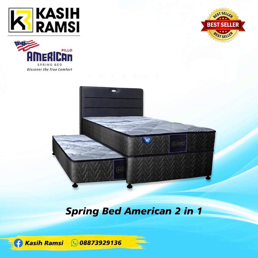 Spring Bed American Luxury 2 in 1 120 x 200