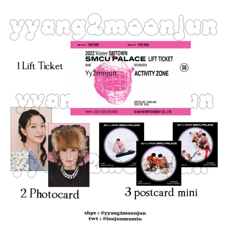 TIKET KONSER - 2022 WINTER SMTOWN : SMCU PALACE  [fanmade]