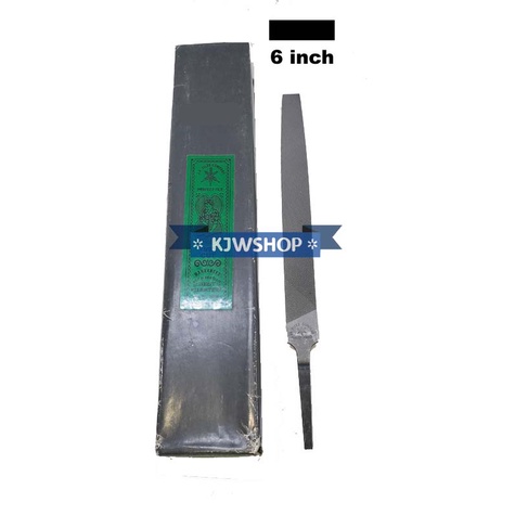 Kikir Besi Kasar Persegi JK Flat Files Miser Bastard 6 inch 15 cm Kikir Kasar 6in Kikir Kotak Kikir 