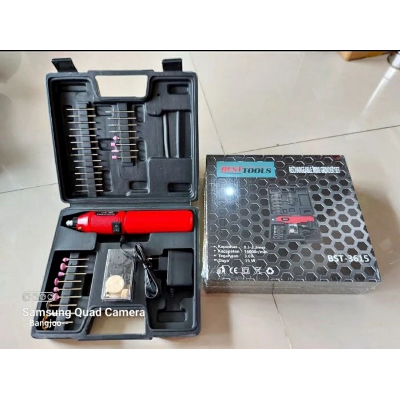 Mini Grinder Besttools DC 3.6V Chargeable Mesin Vernier Gigi Poles Kikir Salon Kuku