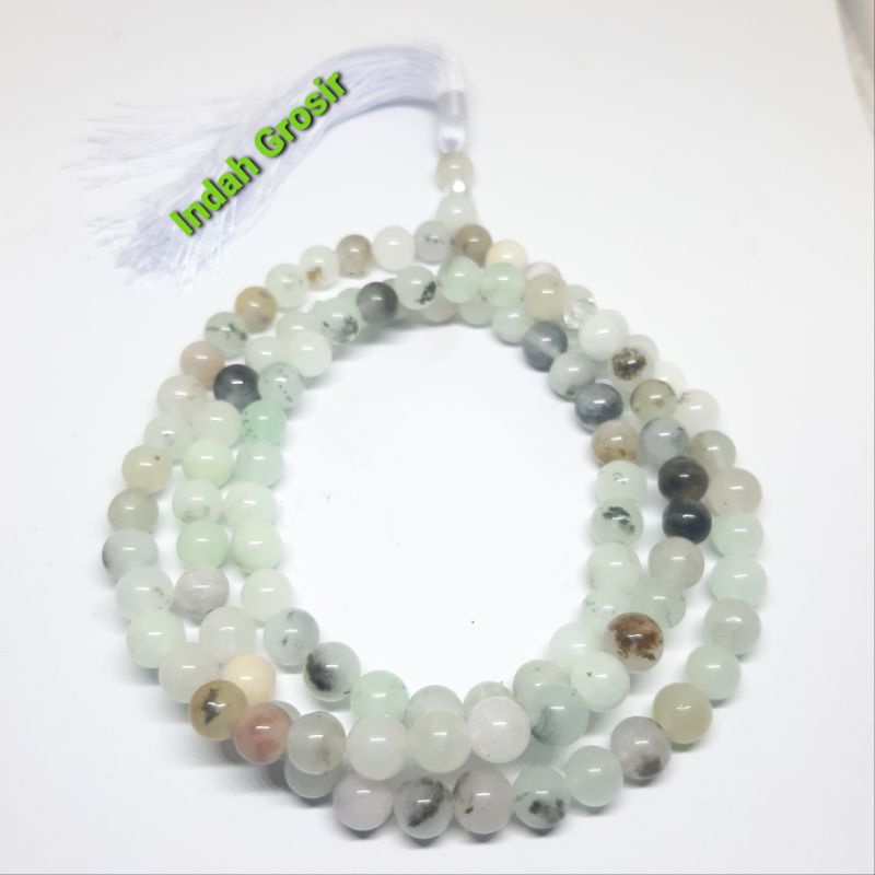 TASBIH BATU MAZONITE 8MM 99BUTIR ORIGINAL