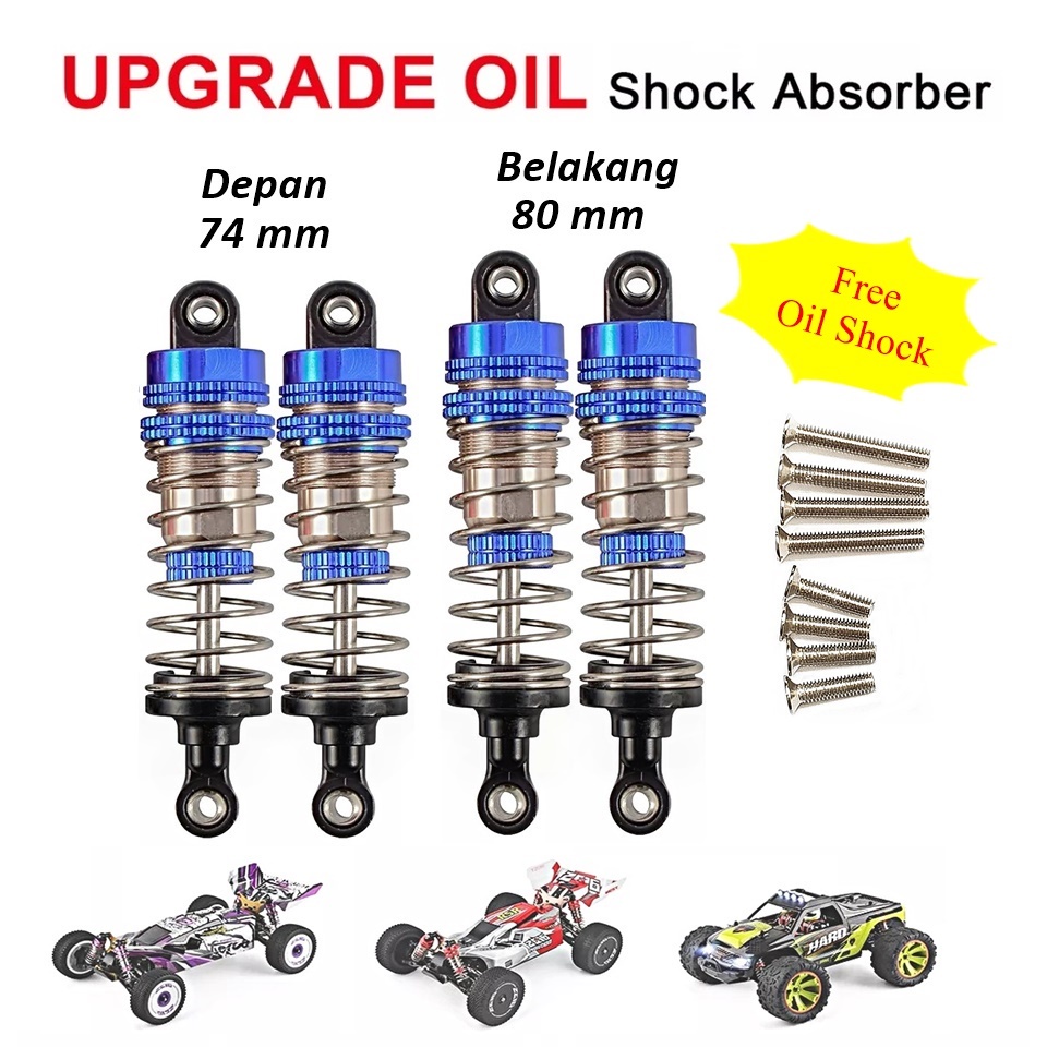 Shock Aluminum Alloy 124017 124019 Buggy RC Car