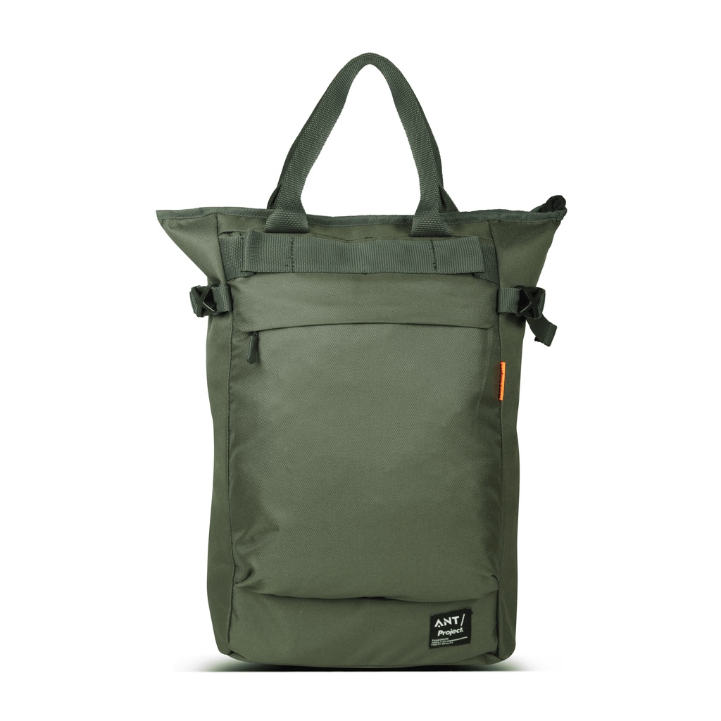 ANT PROJECT - Ransel Pria MOBIUS 2 in 1Olive  - Backpack Pria 2 Mode Tote Bag