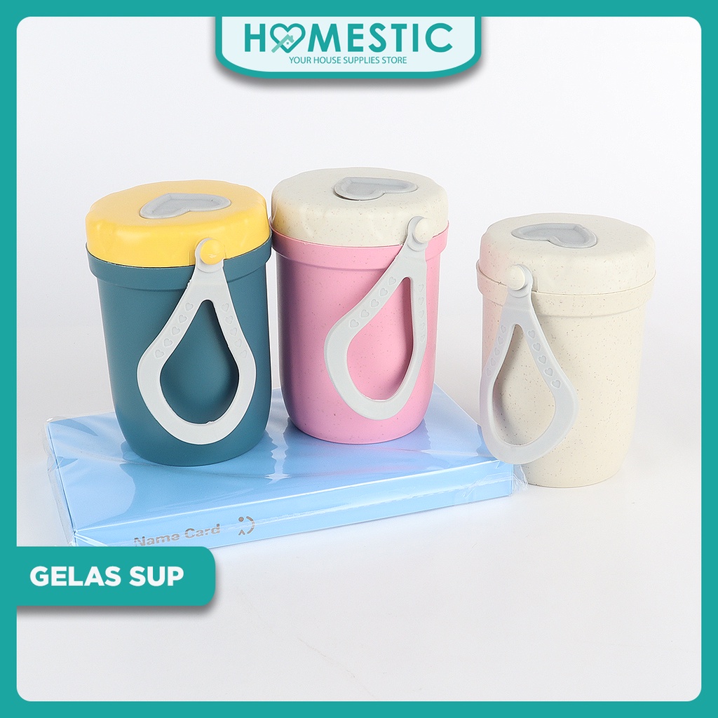 Cangkir Sup Jerami / Gelas Sup Jerami / Gelas Sup Serbaguna