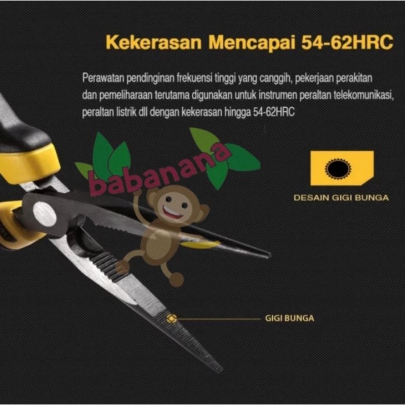 Deli DL210X Tang kombinasi combination pliers jepit potong nippers