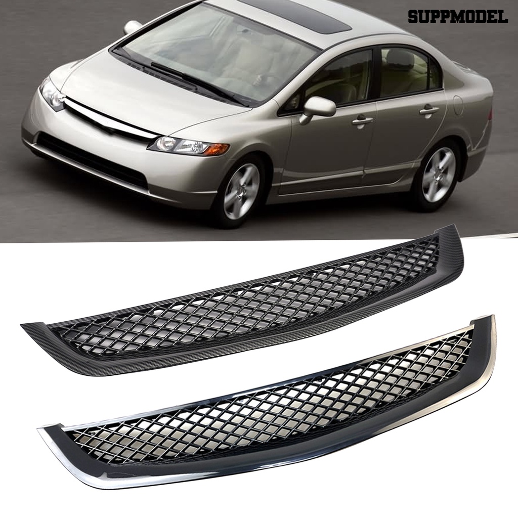 [Auto] Mesh Grille Pengganti Penutup Lubang Udara Masuk Mobil ABS Tahan Debu Untuk Honda Civic 2001-2003