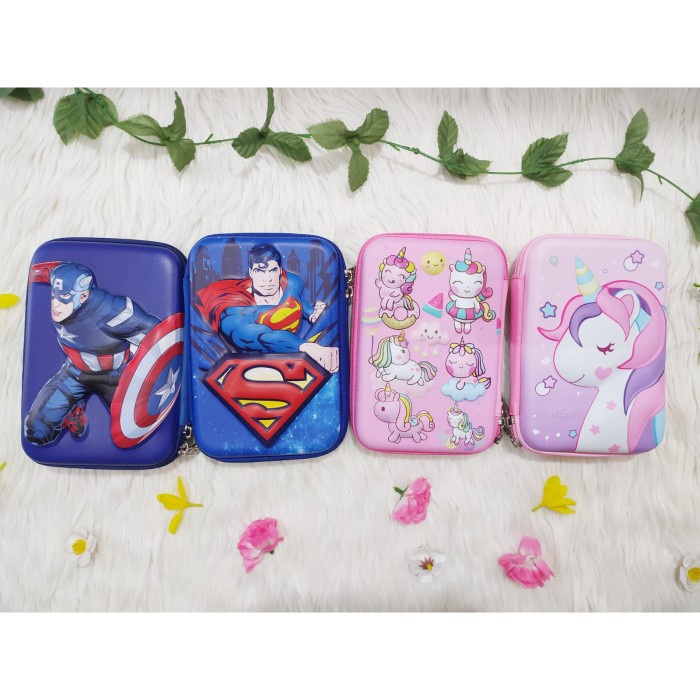 

✨NEW✨ - Tempat pensil/softcase timbul dua sisi - Superman