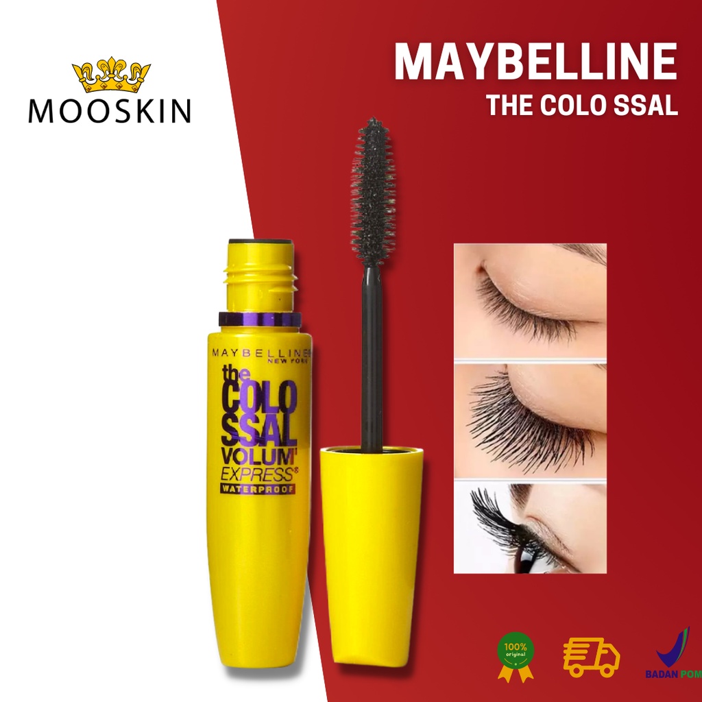 Jual Maybelline New york The Colo Ssal Waterproof Mascara ORIGINAL