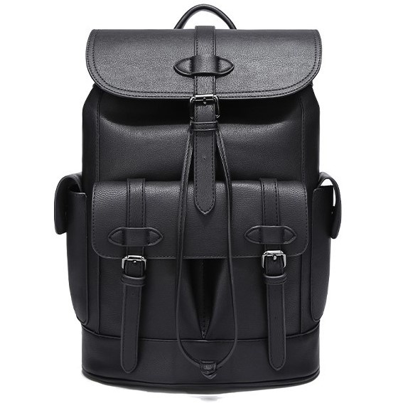 COACH 23202 Men's backpack Full head cowhide built-in zipper bag Multi functional bag for computer beibao