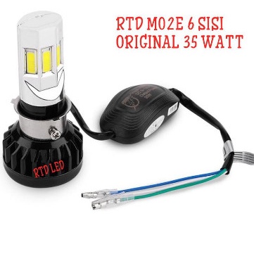 Lampu VOXX LED M6AC Untuk Motor 6 Sisi M02E AC DC H6 H4 H7 35W