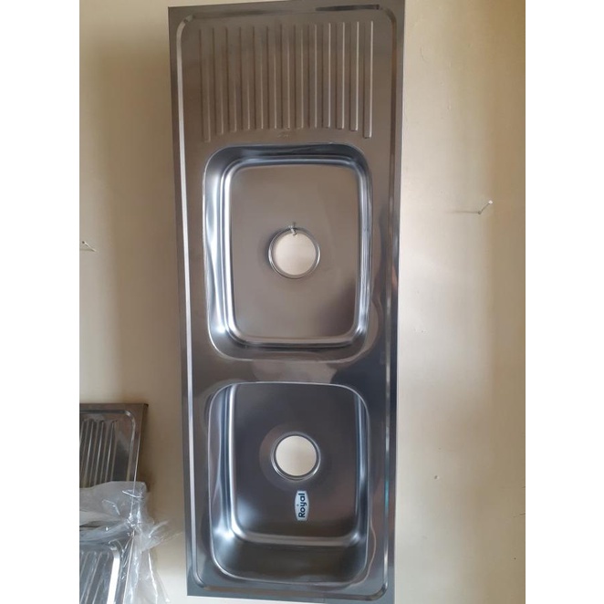 Kitchen Sink / Bak Cuci Piring Royal 2 Lubang Dengan Sayap Sb28