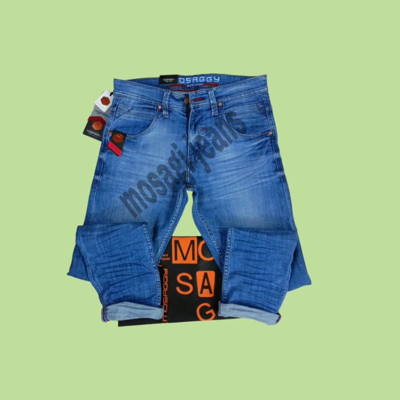 CELANAPANJANG JEANSPRIA STREETS MOSAGGY RINGKEL PERMANEN DENIM