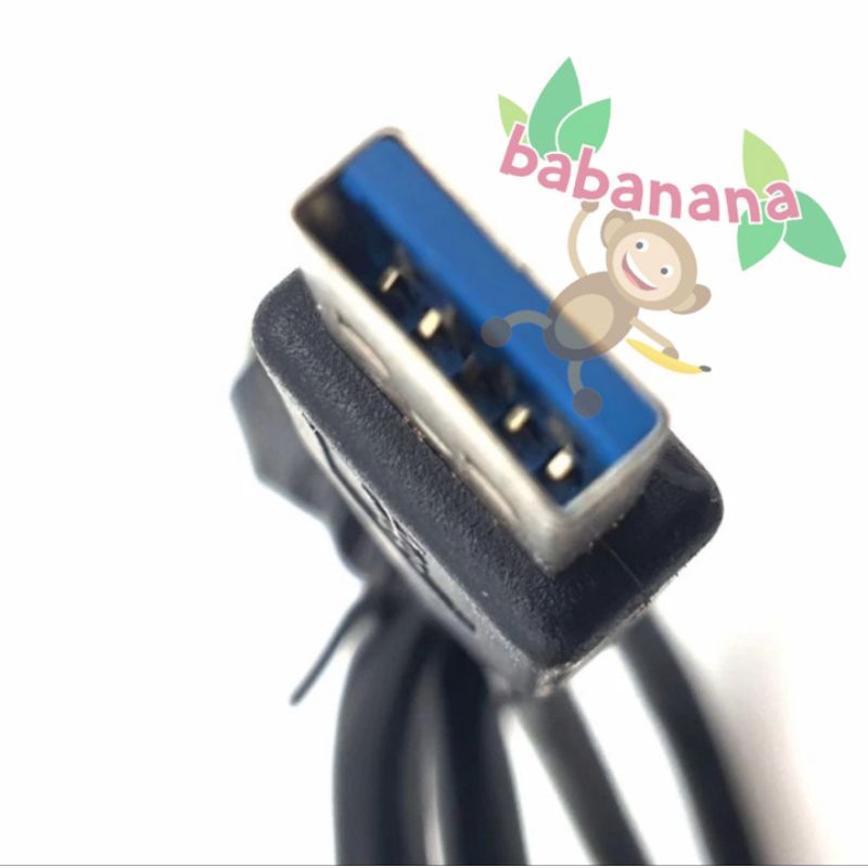 Kabel usb 3.0 mining cable 60 cm Hitam data riser high quality