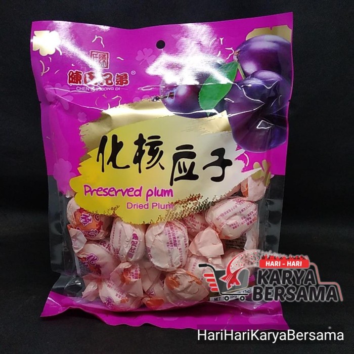 

best produk] CHEN SHI XIONG DI PRESERVED PLUM DRIED PLUM MANISAN PLUM 260GR