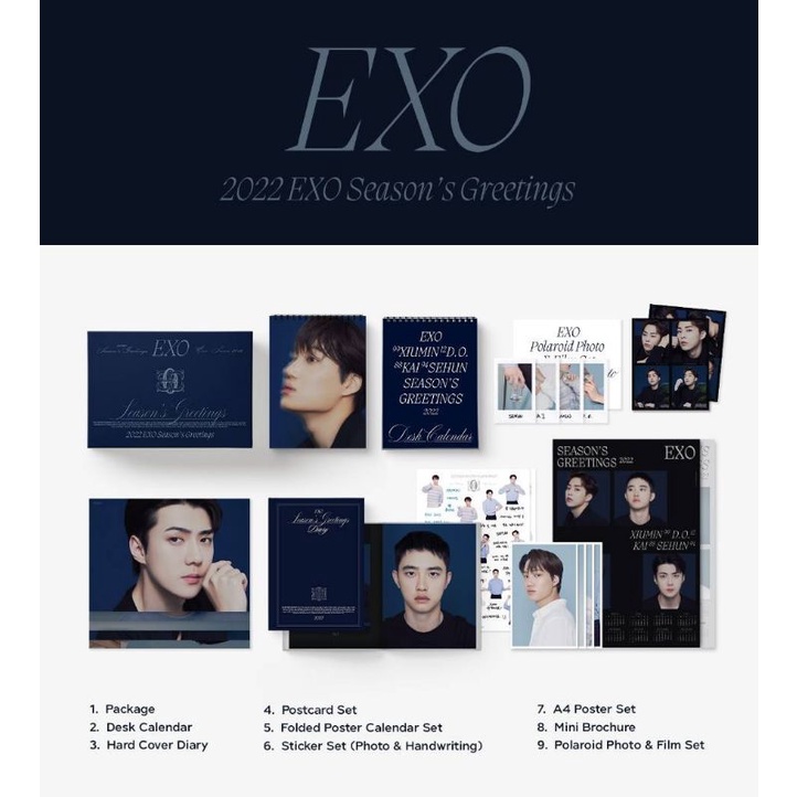 [SG ONLY SEALED] EXO SEASON GREETINGS 2022