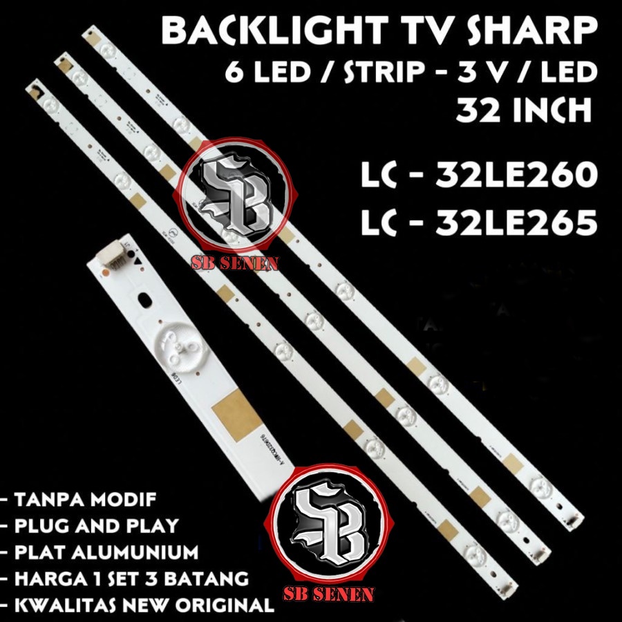 Backlight Tv Sharp LC 32LE265 LC 32LE260