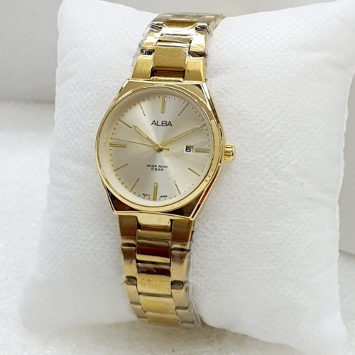 AKSESORIS GELANG JAM TANGAN WANITA CEWEK PEREMPUAN BAGUS ALBA L0405