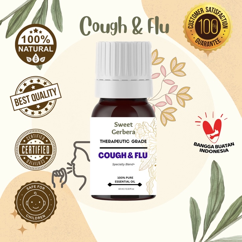 Jual Sweet Gerbera Cough and Flu Essential Oil Batuk Flu Pilek Drop
