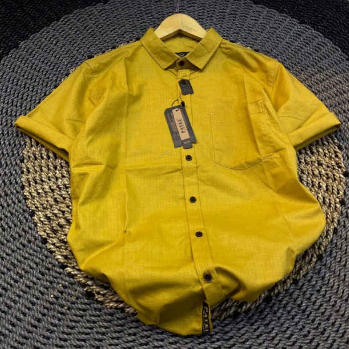 Harga Murah Kemeja Putih Polos Pria Lengan Pendek Pavel Quality Premium