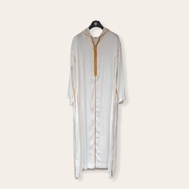 {FamilyStore} Gamis Hoodie/ Kapucong/ Djellaba Maroko/ Jalabah Jubah Jelaba 069 - XS Diskon