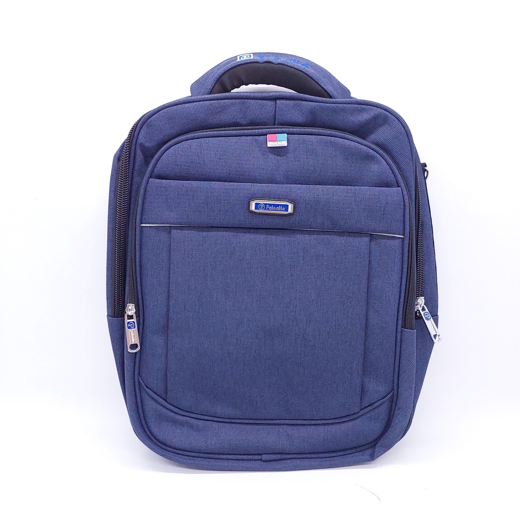 Tas Palo Alto 2 fungsi bahan Kanvas Jeans 16 INCHI MURAH BARU ORIGINAL / Tas Laptop Palo Alto + Tali Selempang KANVAS JEANS MURAH / Tas Kerja Laptop Palo Alto 16&quot; MURAH ORIGINAL / Tas Sekolah Palo ALTO SD SMP SMA ORI MURAH BARU / Ransel Laptop Palo ALTO