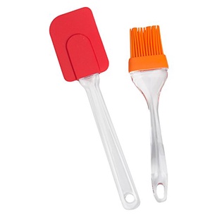 FM - Spatula + Kuas Silikon Jumbo / Spatula Bening Serbaguna