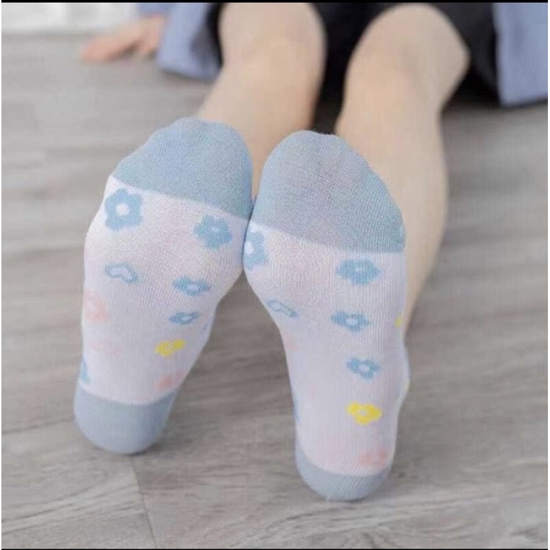 12 PASANG KAOS KAKI PENDEK MATA KAKI MOTIF DEWASA