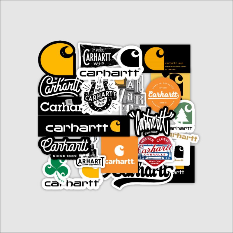 

STIKER STICKER BRAND CARHARTR PAKET ISI 22PCS GRAFTAC WATERPROOF KECE PARAH HIGH QUALITY