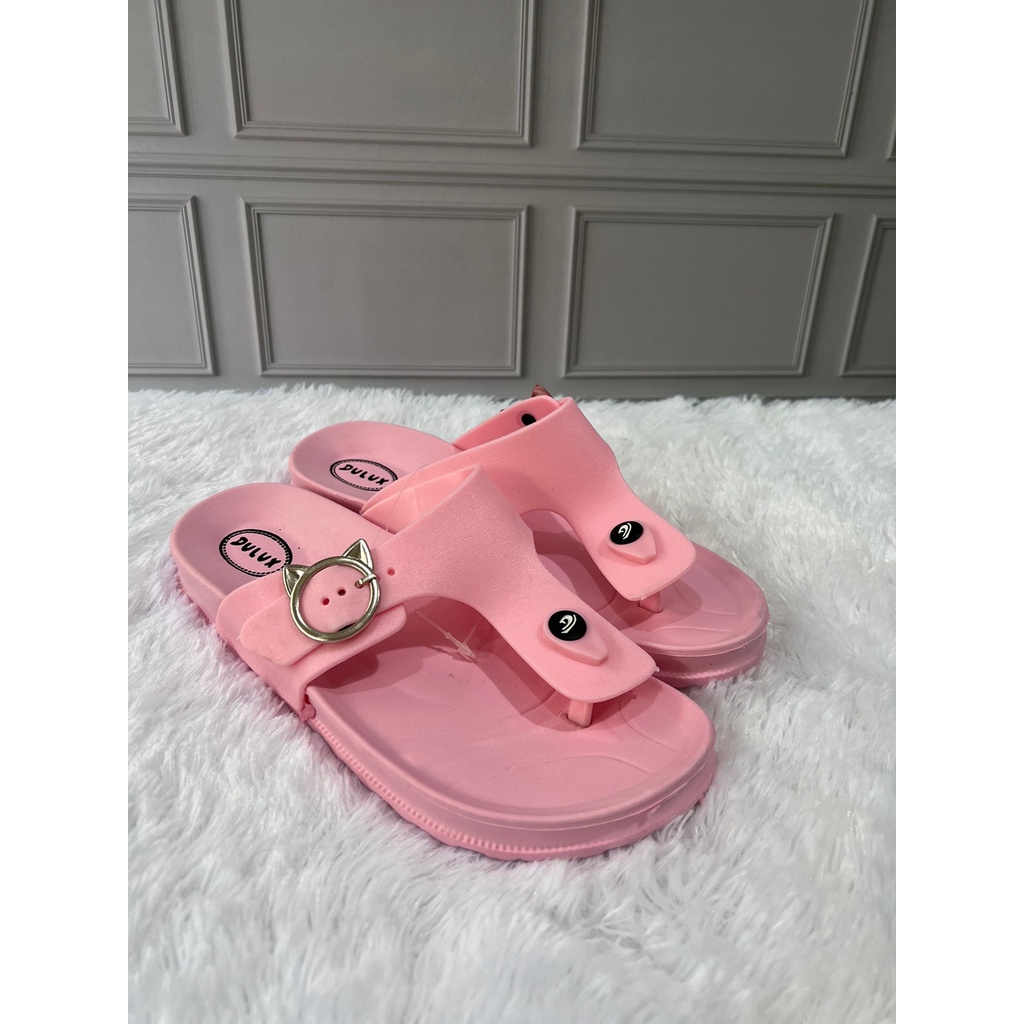 DX-213B-NW Sandal Wanita Jepit Casual / Sandal Jepit Karet Cewek Merek Dulux Ukuran 36-40