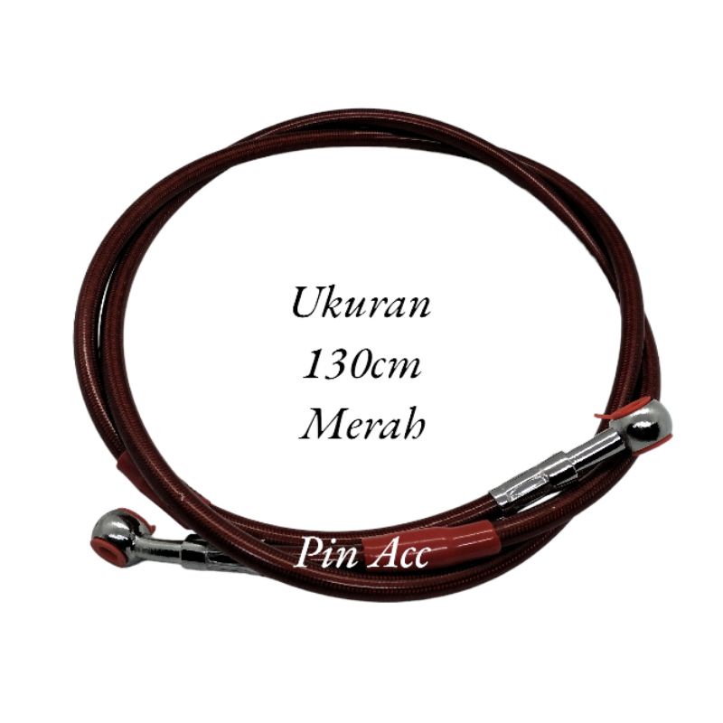 Selang Rem Depan Variasi Ukuran 130cm Supermoto KLX/Crf/Wr/Dreker UK 130cm