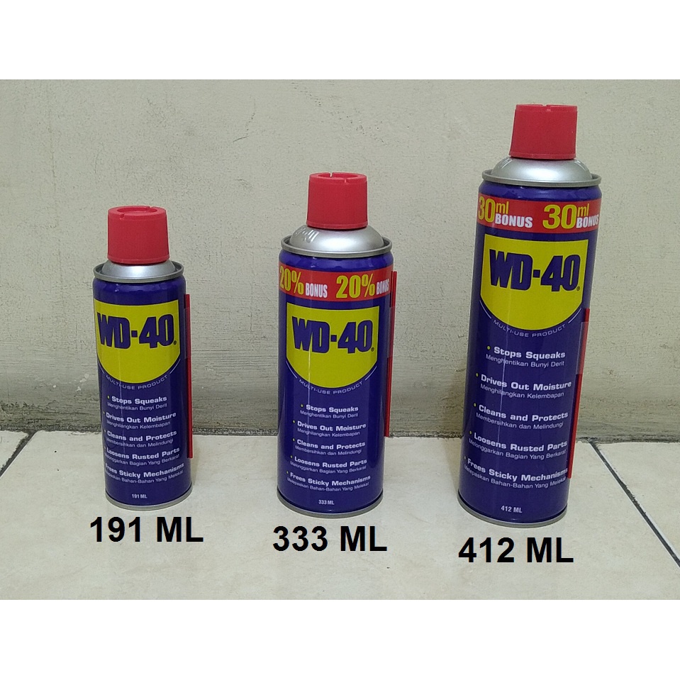 WD 40 Pelumas Anti Karat - Semprotan WD40 Lubricant 191 ML